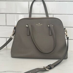 ♠️Kate Spade Gray Leather Handbag